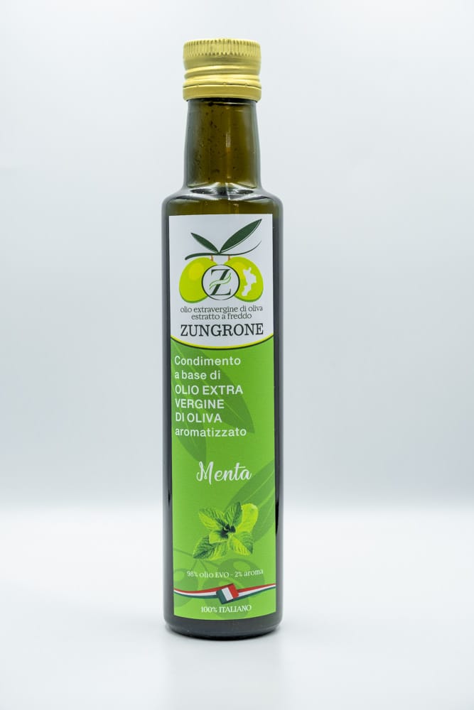 Olio extravergine di oliva aromatizzato menta 250 ml