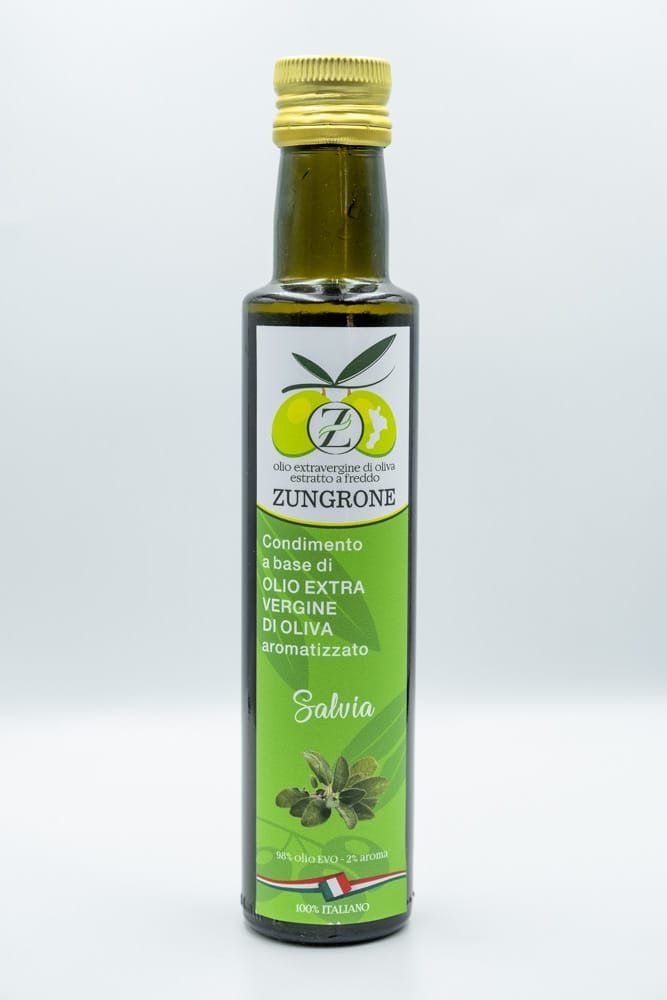 Olio extravergine di oliva aromatizzato salvia 250 ml