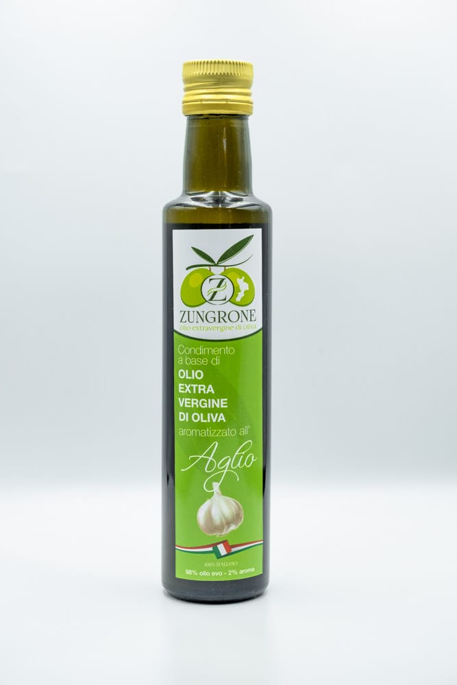 Olio extravergine di oliva aromatizzato aglio 250 ml